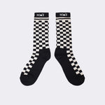 Checkerboard socks by NOM*d made in Auckland, New Zealand