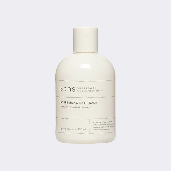 Nourishing hair wash by Sans, made in Auckland, New Zealand