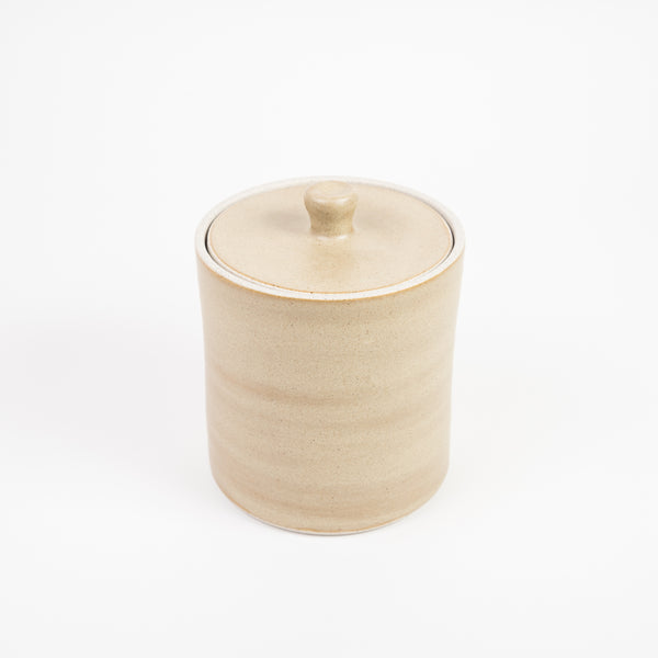 Ceramic essentials jar by Love from Maeve made in Auckland, New Zealand