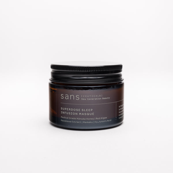 Superdose Sleep Infusion Masque by Sans made in Auckland, New Zealand