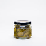 Courgette pickles by Black Estate made in North Canterbury, Aotearoa