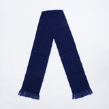 alpaca scarf blue navy