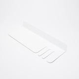 Long toothbrush shelf, made by Clean Clean Clean in Whanganui, Aotearoa, five colours