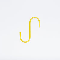 Powder coated S hooks in two colours, made in Wellington, New Zealand
