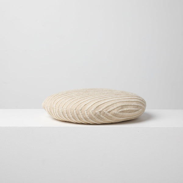 Disc squab cushion by Klay made in Auckland, New Zealand, three colours