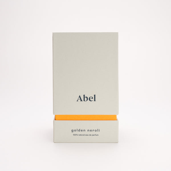 Golden Neroli eau de parfum by Abel, two sizes