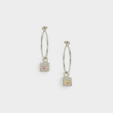 Bedrock charm sleepers (yellow sapphire) by Alexandra Dodds