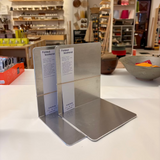 Steel bookends, made on the Kāpiti Coast, New Zealand