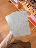 Cleanstone chopping board made in Tāmaki Makaurau / Ōtautahi, New Zealand, three colours, three sizes