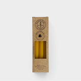Beeswax household candle 6-pack, made by National Candles in Wellington, Aotearoa