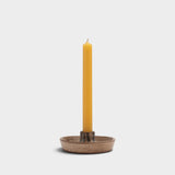 Beeswax household candle 6-pack, made by National Candles in Wellington, Aotearoa