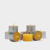 Beeswax tealight candles by National Candles made in Wellington, Aotearoa