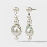 Bon Bon pearl earrings by Meadowlark made in Auckland, Aotearoa