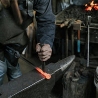 Hand forged fire poker made in Darfield, New Zealand