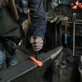 Hand forged fire poker made in Darfield, New Zealand