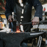 Hand forged fire poker made in Darfield, New Zealand