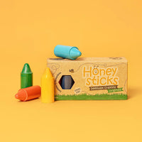 Beeswax crayons by Honeysticks made in Auckland, New Zealand