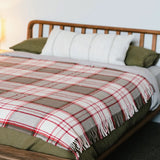 Lambswool throw by Ruanui Station woven in Auckland, New Zealand