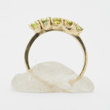 Yellow sapphire five stone ring by Zoe McBride of Auckland, New Zealand