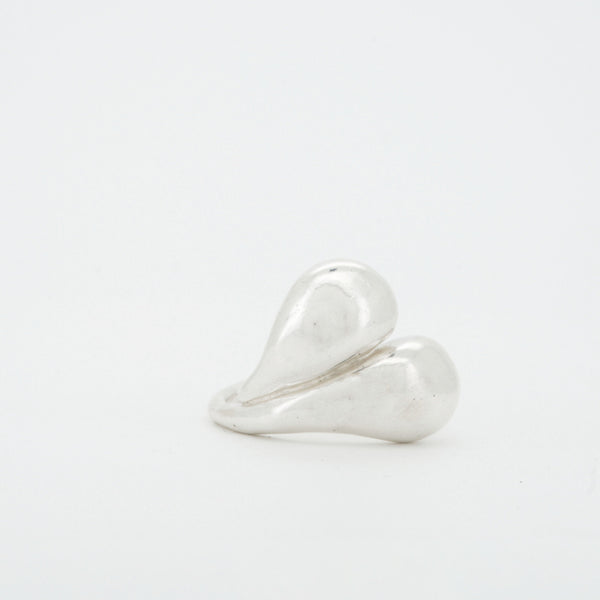 Double drip ring by Zoe McBride made in Auckland, Aotearoa