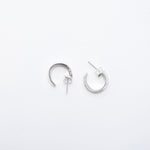 Mini slate hoops by Zoe McBride made in Auckland, Aotearoa