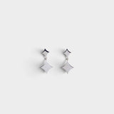 Duo sparkle earrings made by Chills in Tāmaki Makaurau