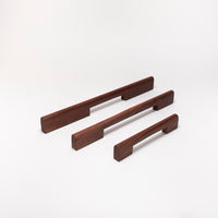 Wooden drawer handle made in Christchurch, New Zealand, three sizes