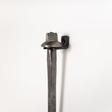 Bracket for fire poker made in Darfield, Aotearoa