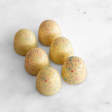 Christmas Caramels six-piece bonbon box by House of Chocolate made in Auckland, Aotearoa