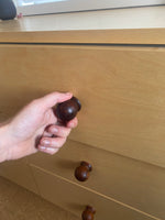 Round drawer knob made in Christchurch, New Zealand