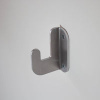 Aluminium hook by Salysi made in Wellington, New Zealand