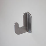 Aluminium hook by Salysi made in Wellington, New Zealand