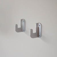 Aluminium hook by Salysi made in Wellington, New Zealand