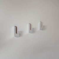 Aluminium hook by Salysi made in Wellington, New Zealand