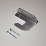 Aluminium hook by Salysi made in Wellington, New Zealand