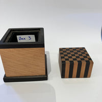 Ring box made by Chris Wickenden in Kerikeri, Aotearoa