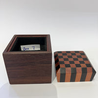 Ring box made by Chris Wickenden in Kerikeri, Aotearoa