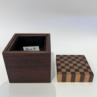 Ring box made by Chris Wickenden in Kerikeri, Aotearoa