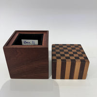 Ring box made by Chris Wickenden in Kerikeri, Aotearoa