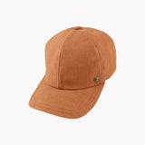 Natural linen cap by Hills Hats made in Wellington, New Zealand