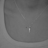 Little fish necklace by Camille Paloma Walton made on the Kāpiti Coast, Aotearoa