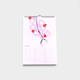 Birthday calendar by Lucky Luijk made in Wellington, New Zealand