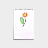 Birthday calendar by Lucky Luijk made in Wellington, New Zealand