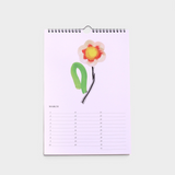 Birthday calendar by Lucky Luijk made in Wellington, New Zealand