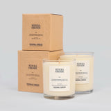 Scented soy candle made by National Candles in Wellington