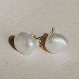 Perla studs petite made by Luisa Farah in Pōneke Wellington, NZ