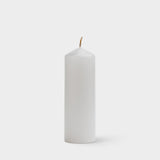 Coloured pillar candle made by National Candles in Wellington, Aotearoa