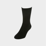 Possum merino ribbed sock made by Lothlorian in Pukekohe, New Zealand