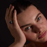 Protea ring (large) made by Meadowlark in Tāmaki Makaurau Auckland