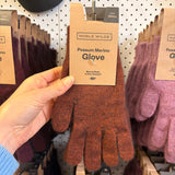 Possum merino gloves by Noble Wilde made in Christchurch, New Zealand